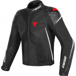 DAINESE SUPER RIDER D-DRY JACKET BLACK/WHITE/RED