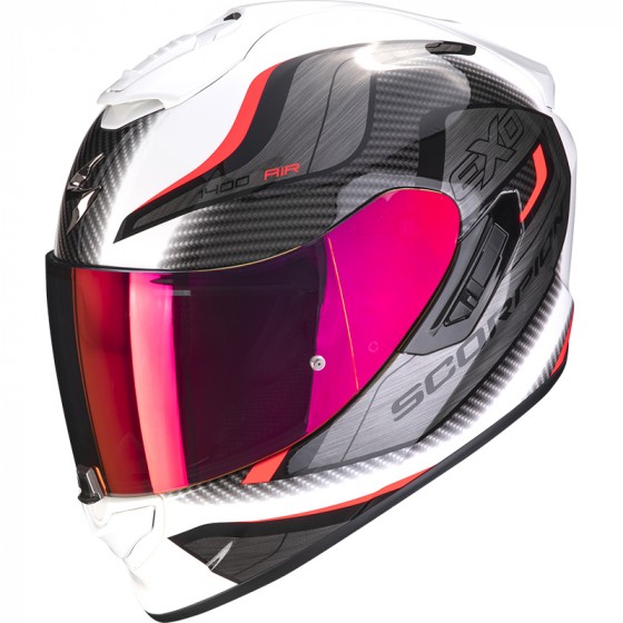 Casco Integrale Scorpion Exo-520 Evo Air Fasta Bianco Camaleon