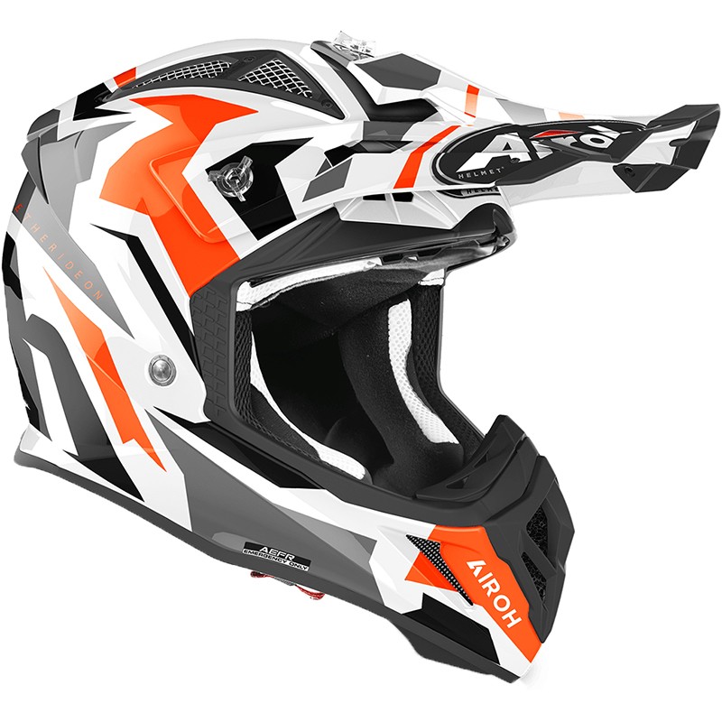 Casco cross Airoh Aviator Ace Kybon helmet casque moto