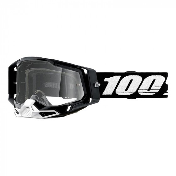 MX googles 100% Racecraft 2 Black Clear -10%